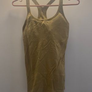 LULULEMON tank top , size 8, green
